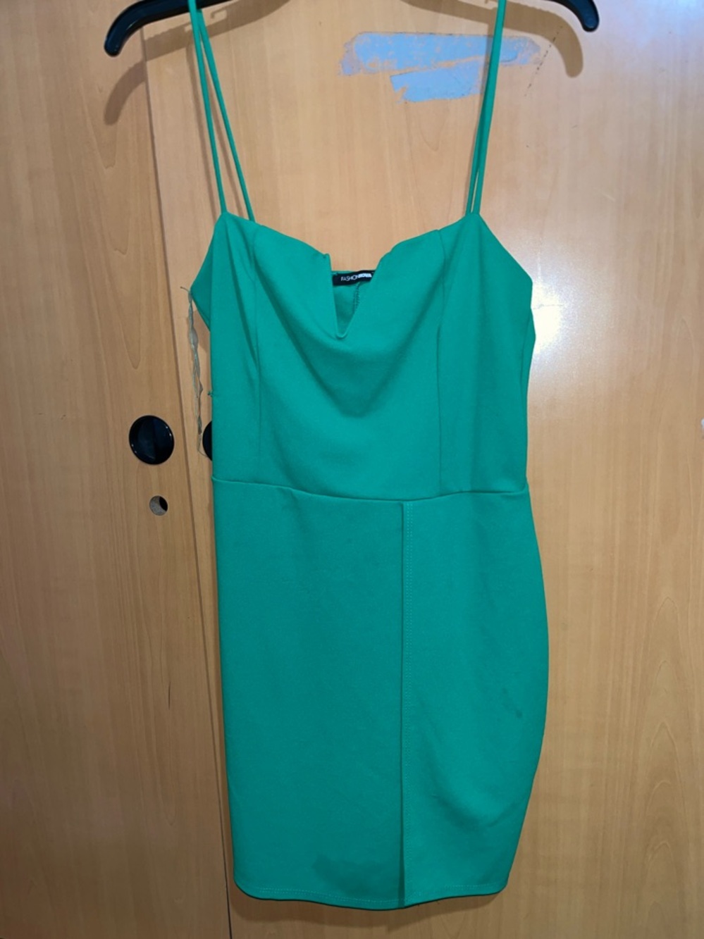 Fashion Nova Emerald Green Mini Dress